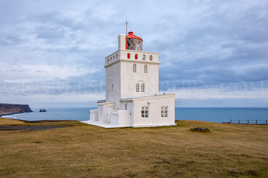 Dyrhólaey Lighthouse Iceland at CharlesCockburn.com