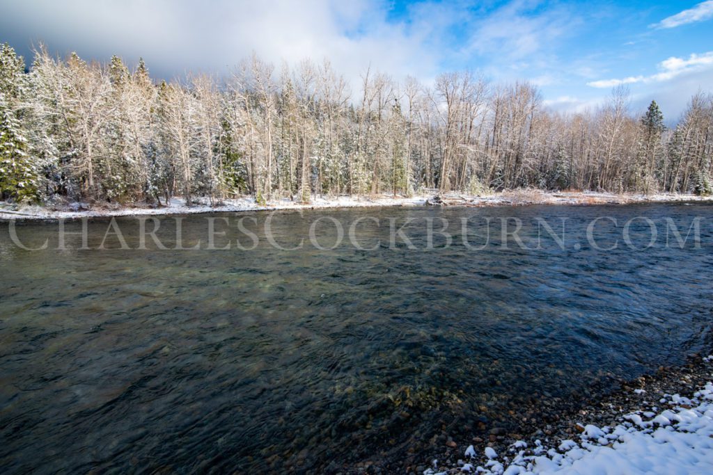 Methow River with fresh snow